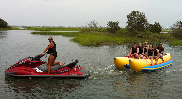 Banana Boat Rides in Myrtle Beach Express Watersports